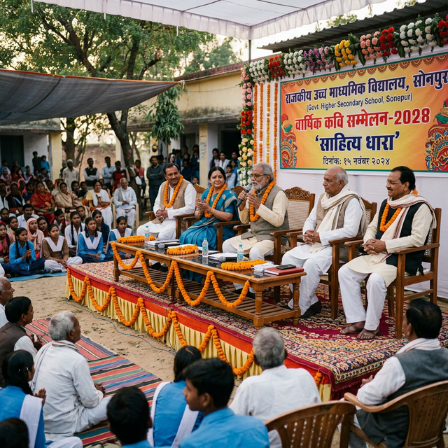 कवि सम्मेलन — सामूहिक फोटो